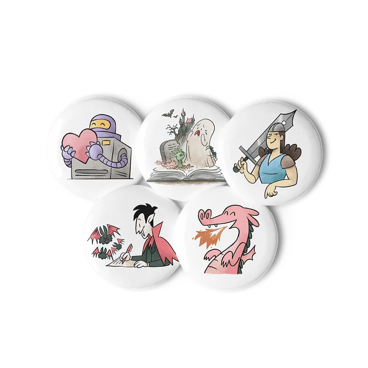 Character badge set product image (2)