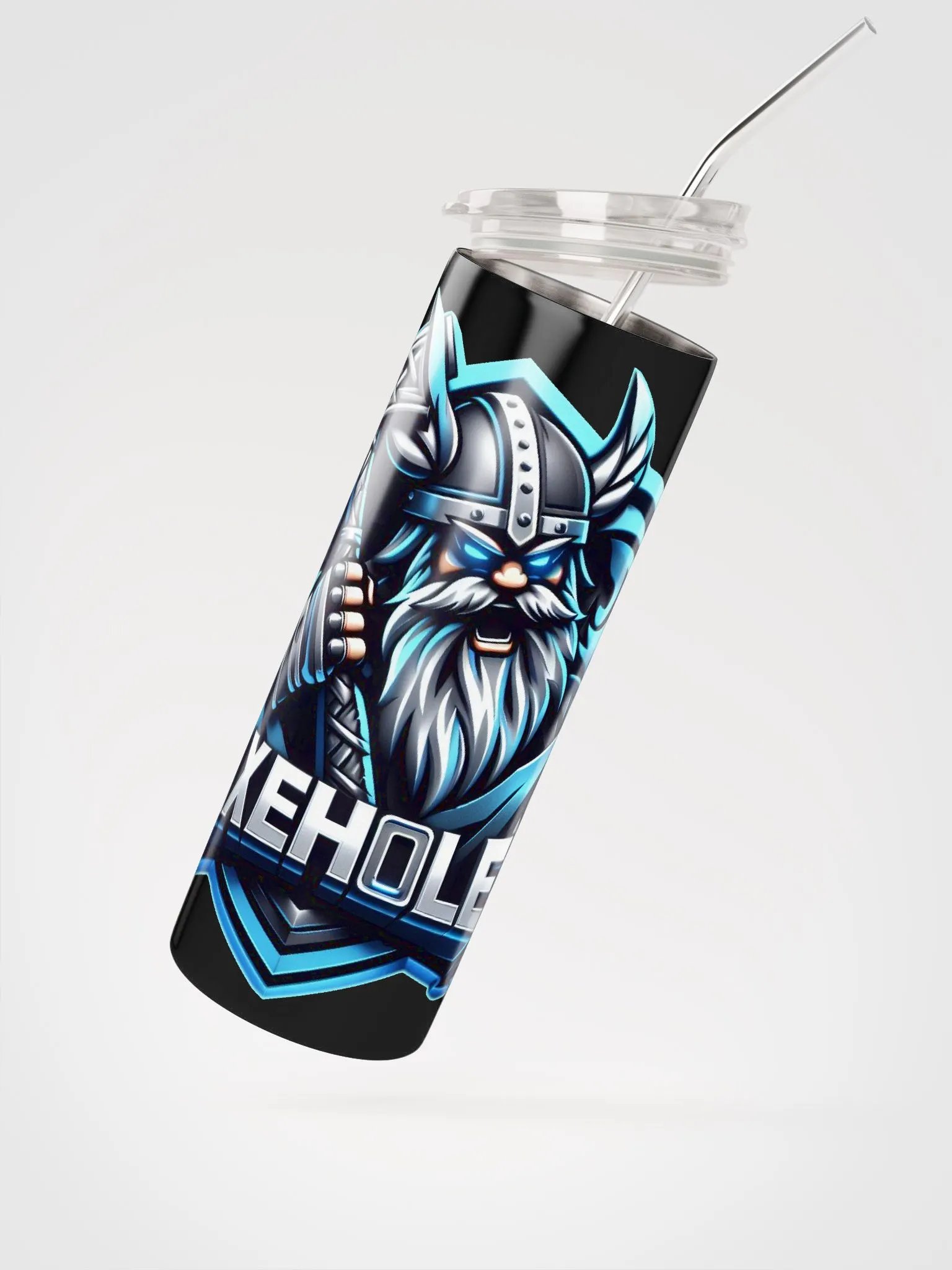 Angry Axe Steel Tumbler w/straw product image (3)