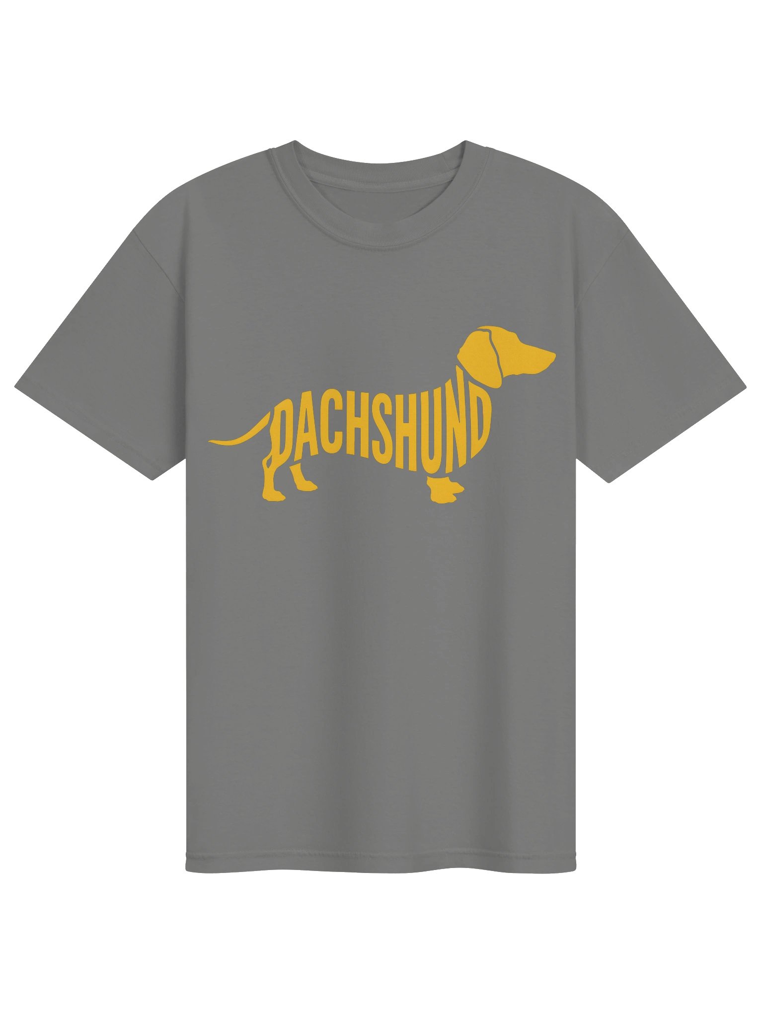 Dachshund Word Art Shirt - Minimalist Dog Silhouette Tee product image (1)