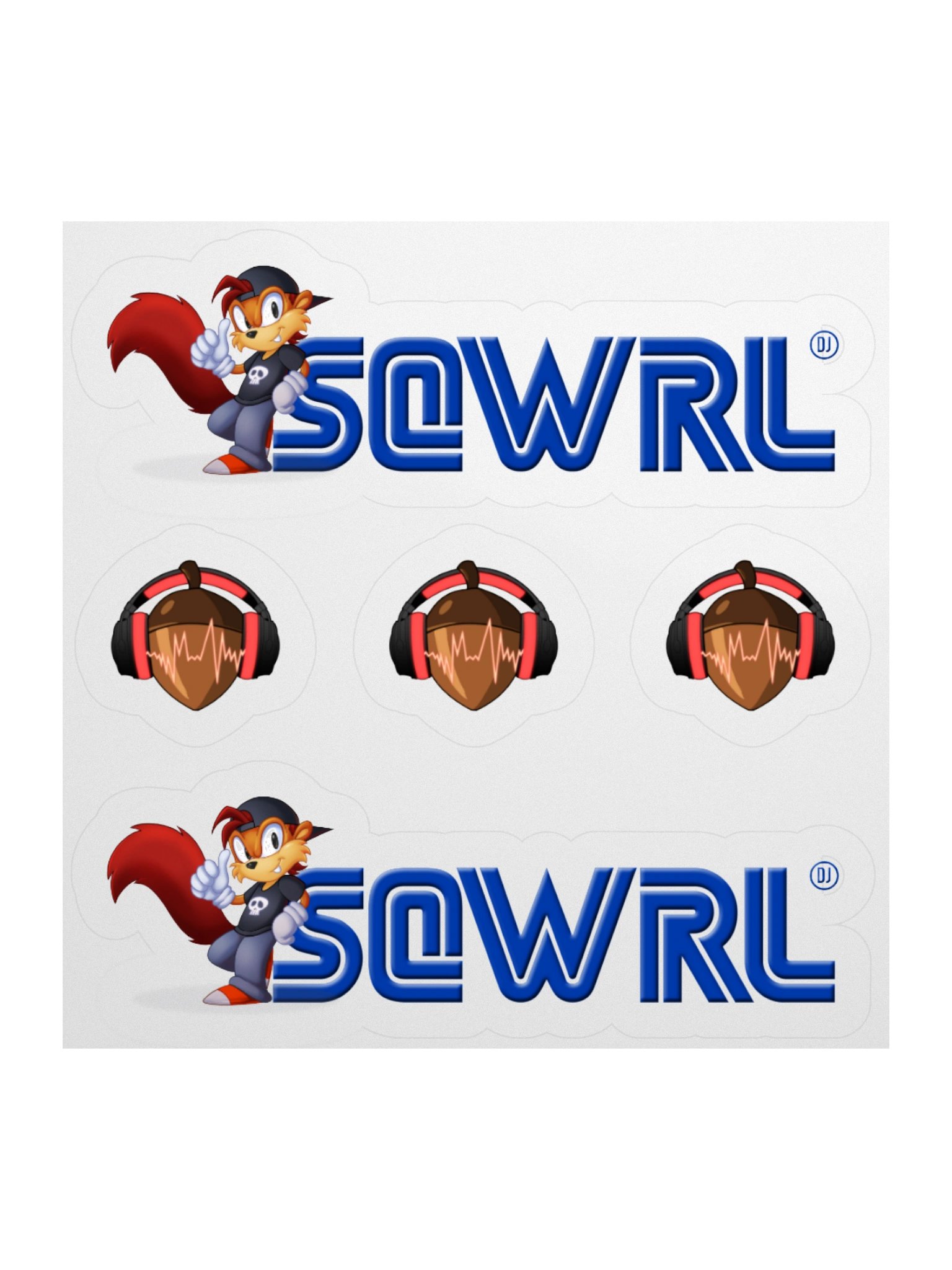Retro SQWRL Sticker Sheet product image (3)