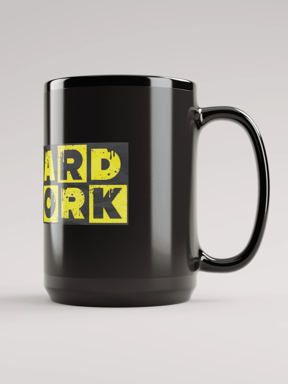 Distressed Mustard Network Mug | NecroCaticGames