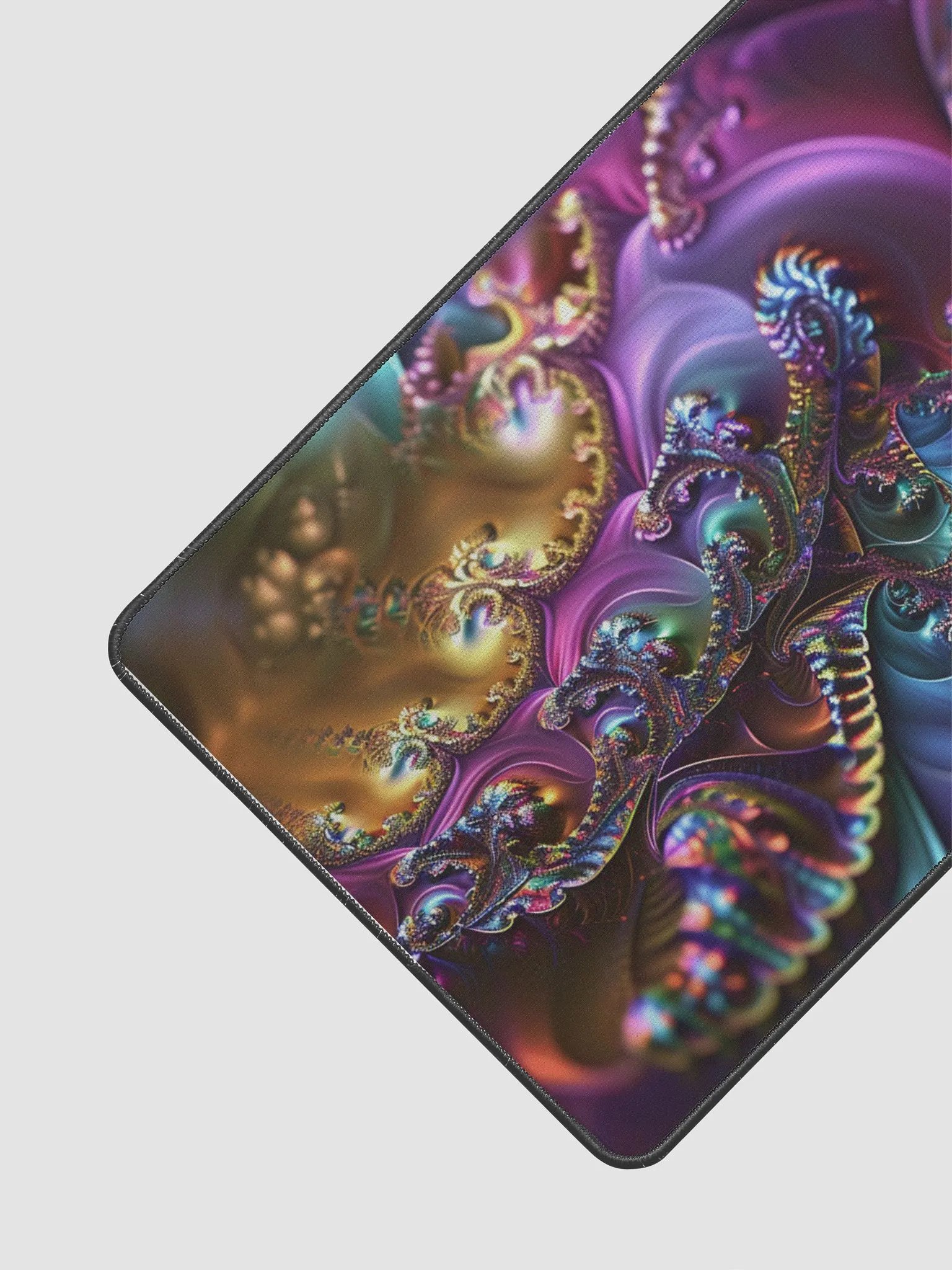 Jewel-Toned Fractal Desk Mat - Stunning & Functional product image (3)