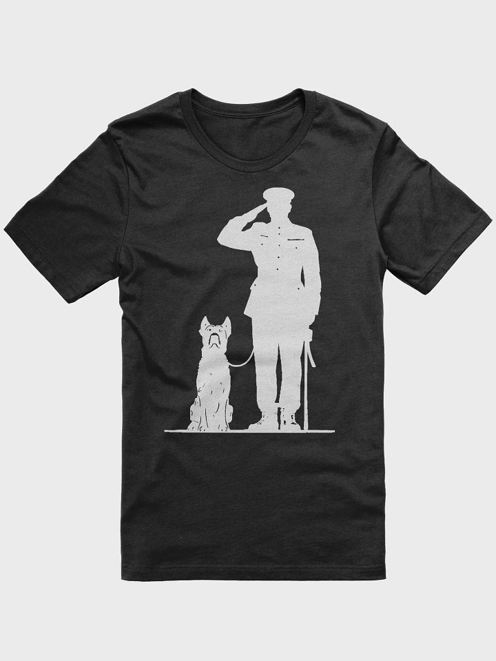 Army captain and dog saluting product image (1)