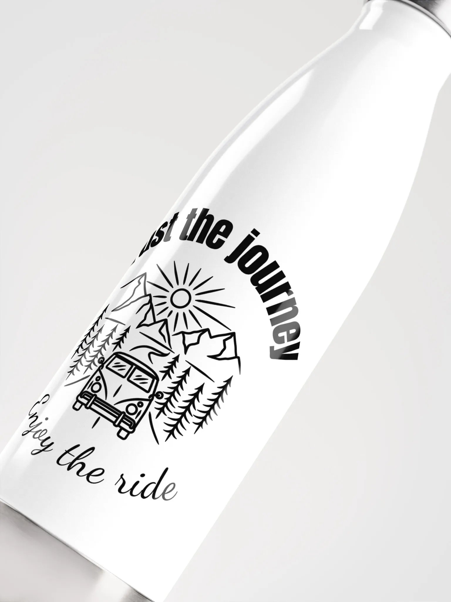 Trust the Journey — Enjoy the Ride | Mindful Insulated Water Bottle product image (5)