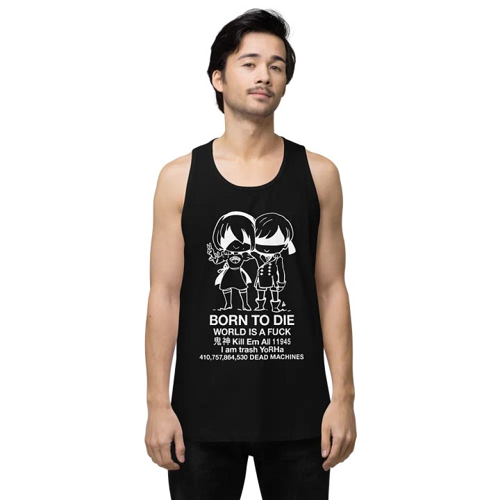 BORN TO DIE - TANKTOP - BLACK product image (2)