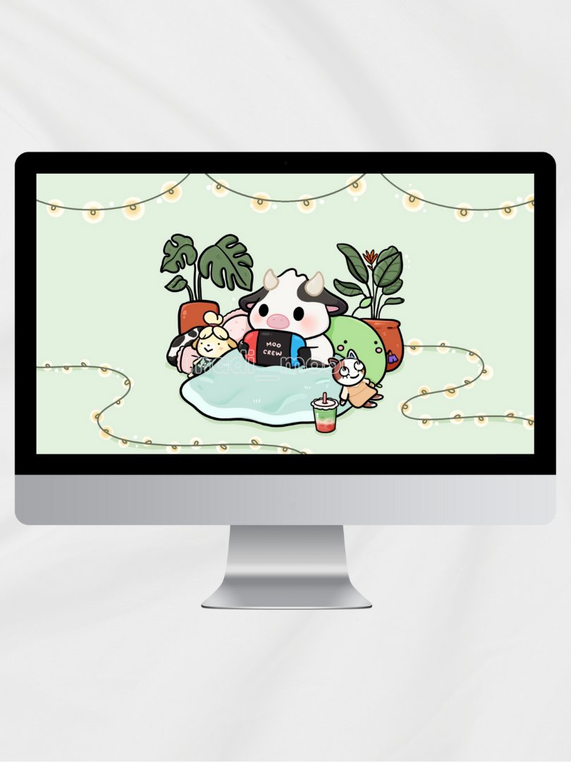 Moo Crew Desktop Wallpaper product image (1)