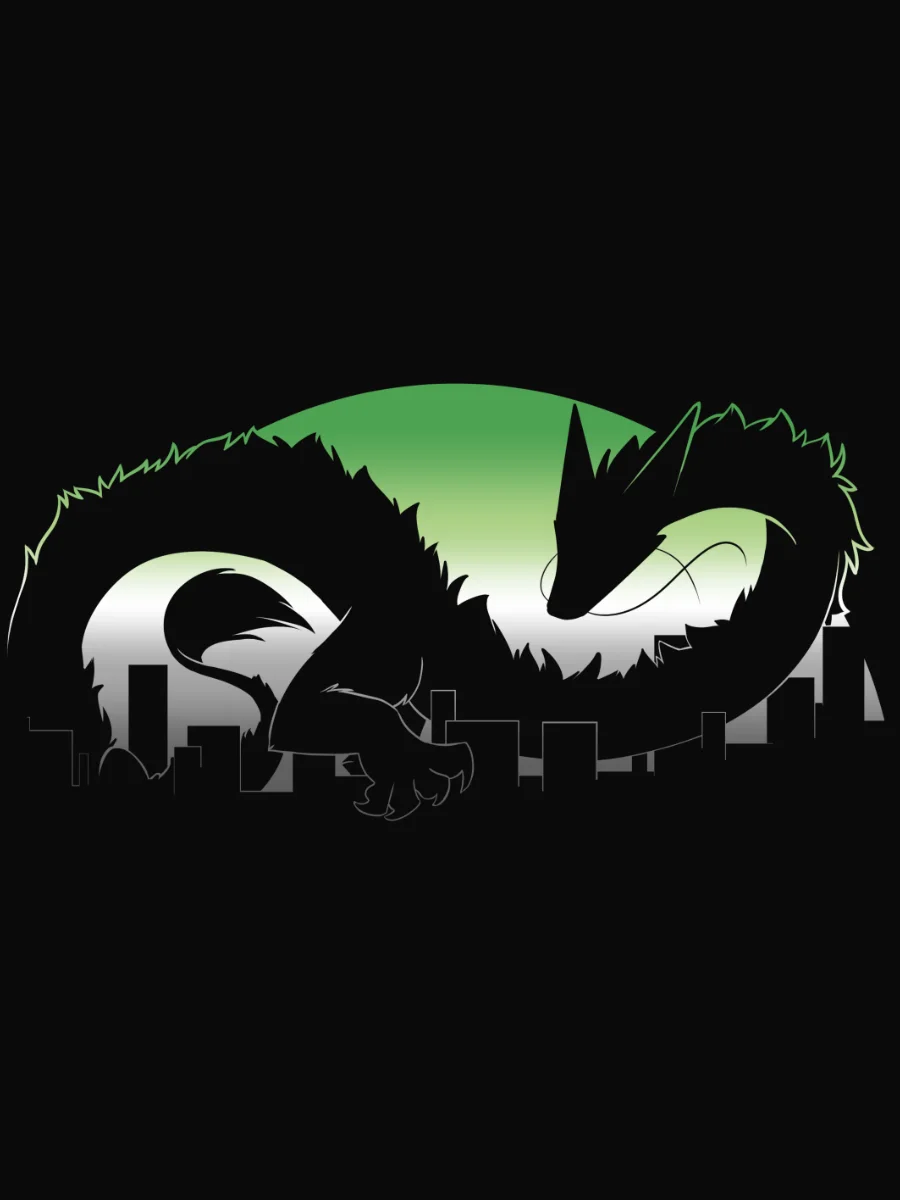 Aromantic Dragon T-Shirt product image (1)