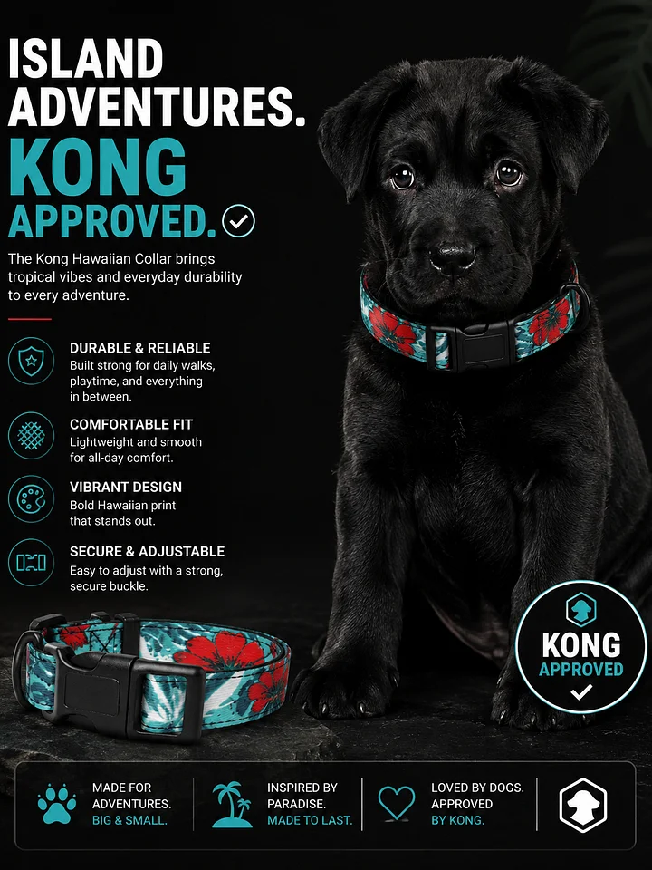Kong Hawaiian Dog Collar product image (2)
