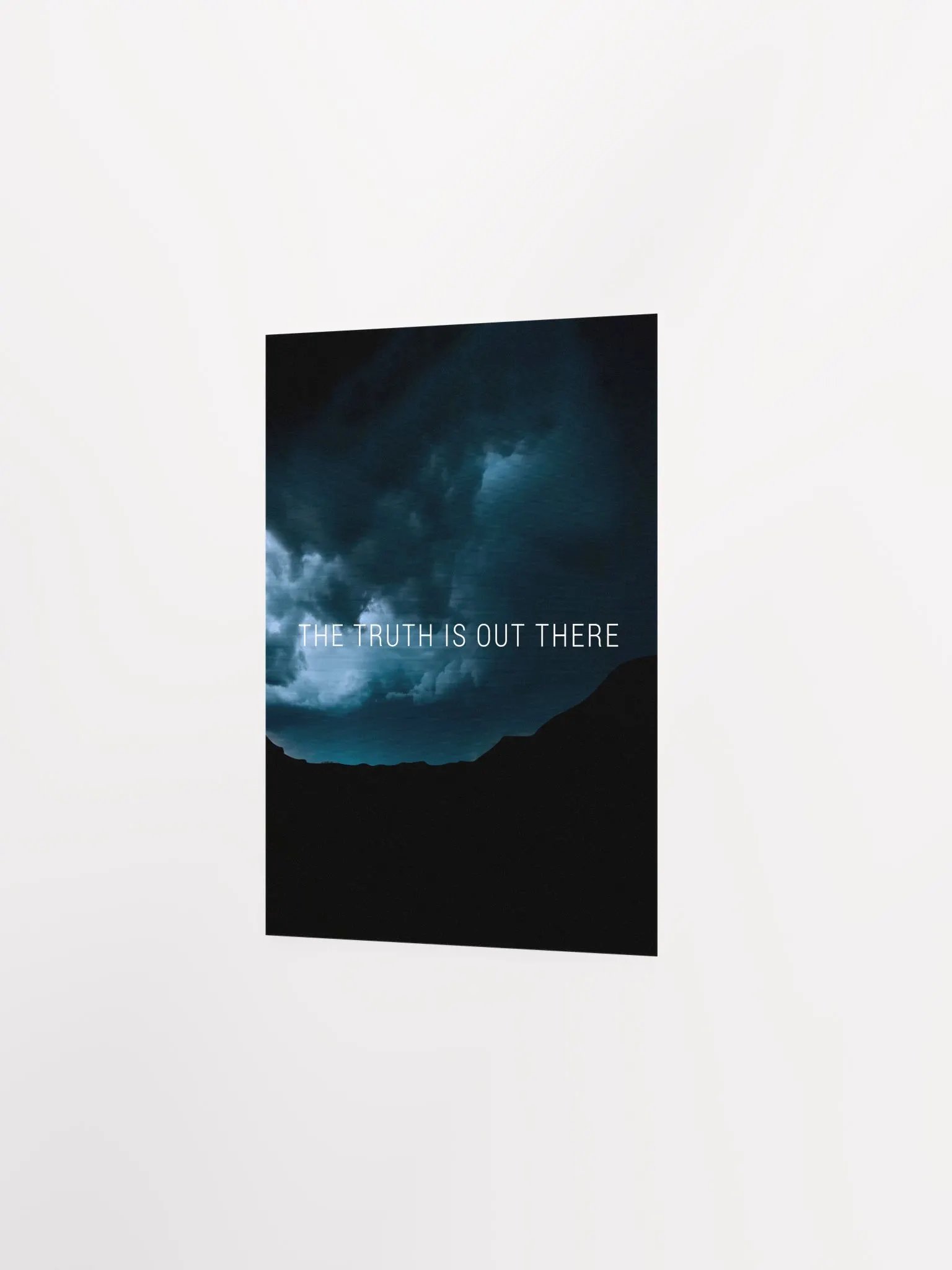 The Truth is Out There S01E01 / The X-Files poster — sci-fi poster, movie poster, space art print product image (10)