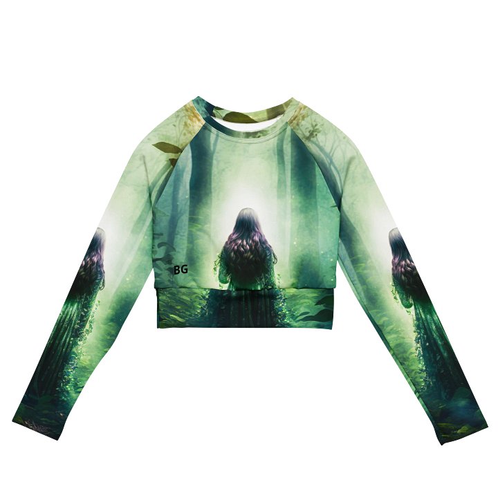 'Elven Stories - Angela Eco All-Over Print Crop Top product image (2)