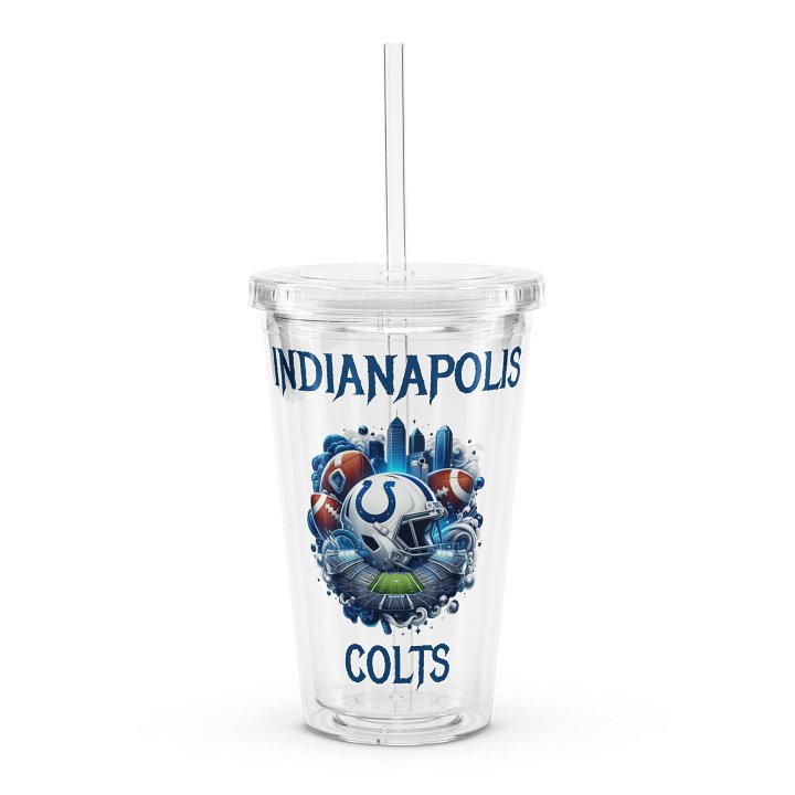 Indianapolis Cityscape Clear Tumbler (16 oz) product image (1)