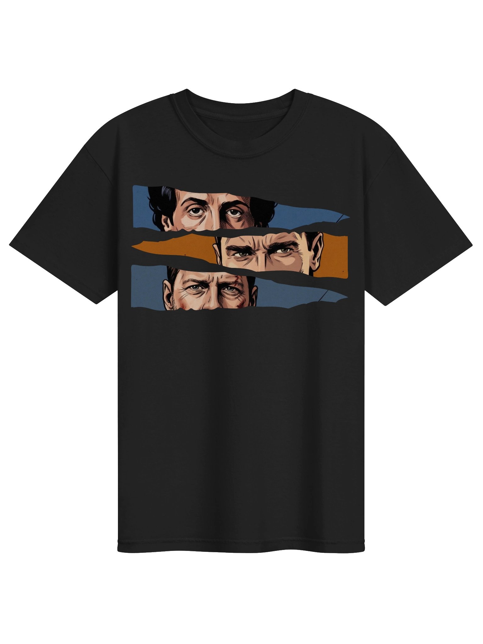 Stallone, Schwarzenegger, Willis Eyes T-Shirt product image (1)