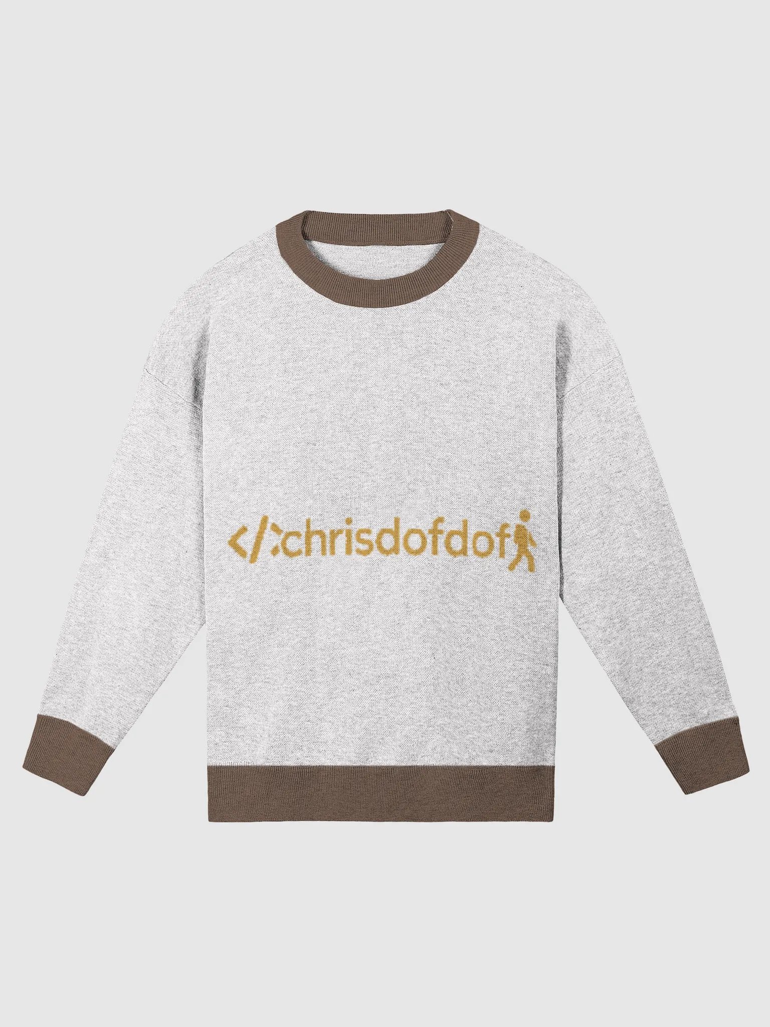 Cozy Jacquard Knit Crewneck Sweater product image (2)