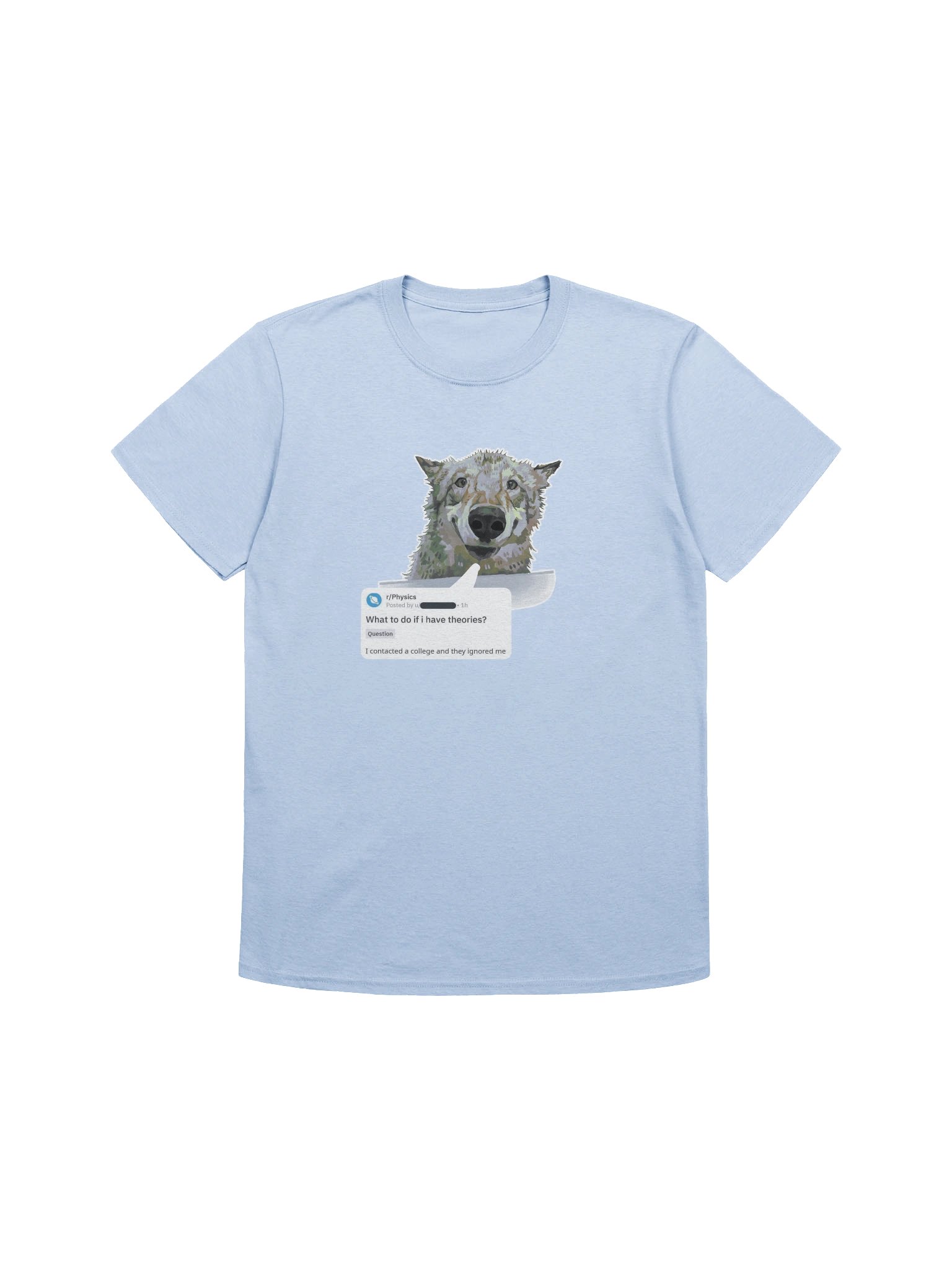 What to do if I have theories? Tee product image (1)