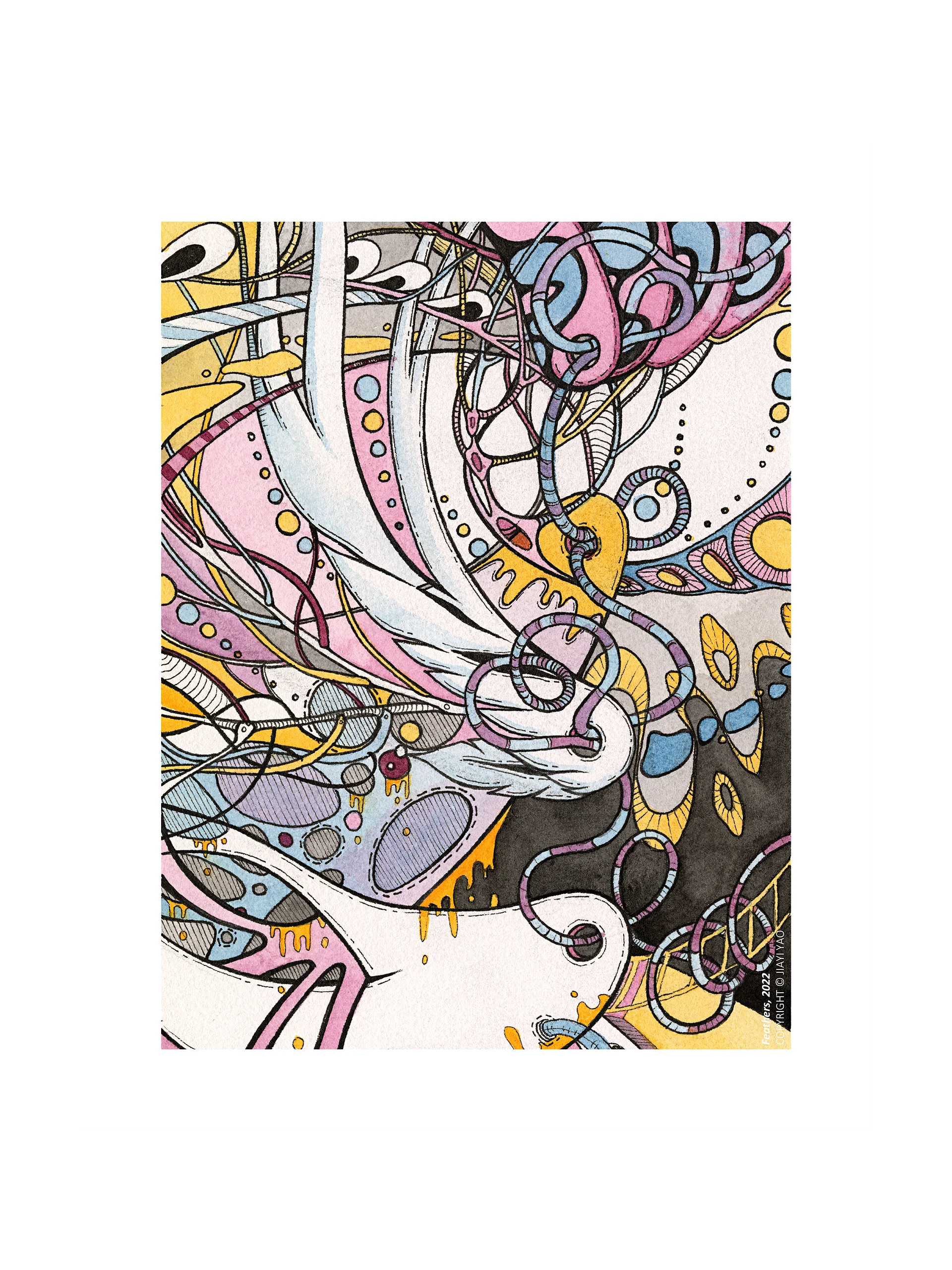 Feathers - Original Art Print product image (1)
