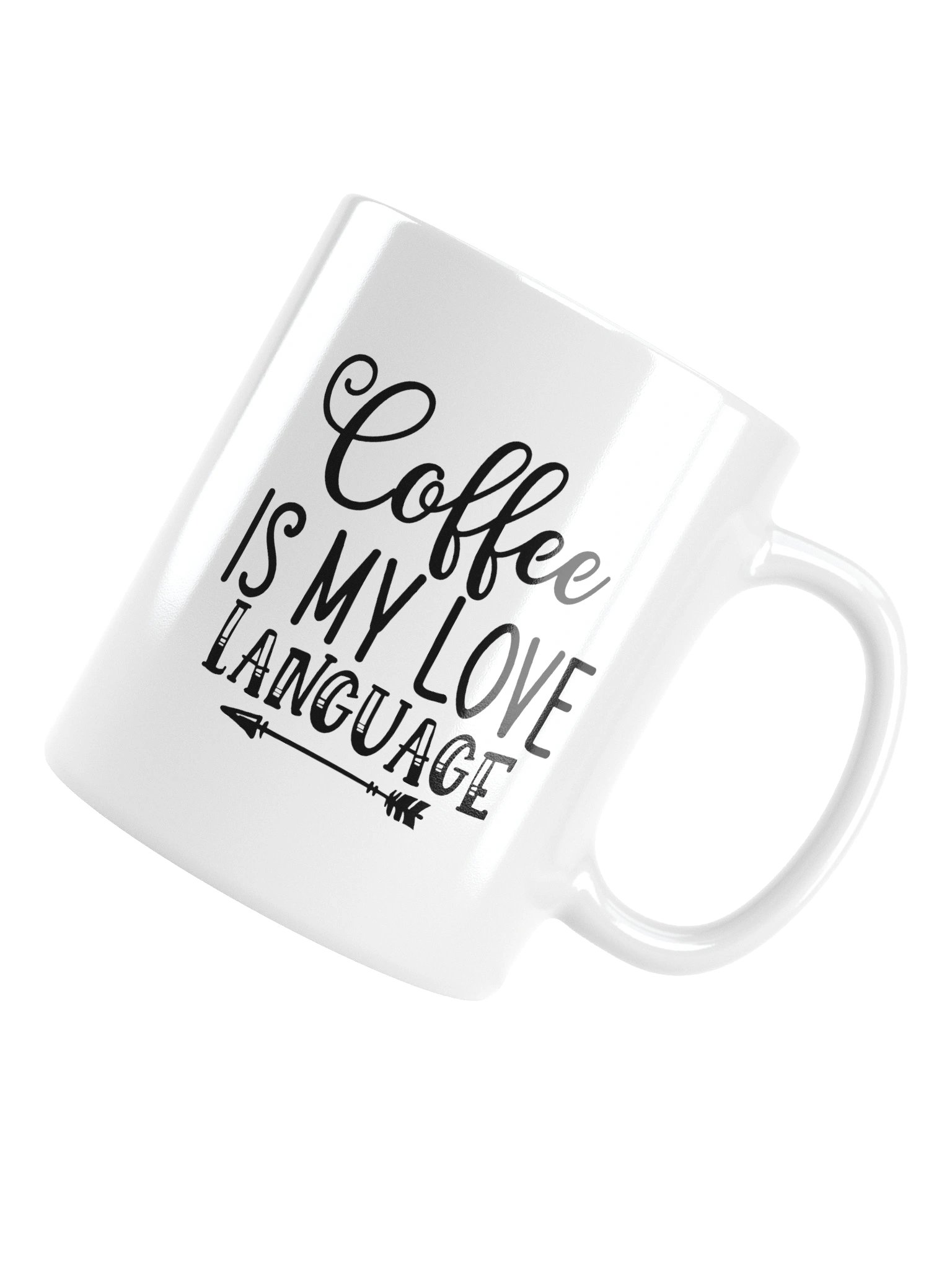 Coffee Is My Love Language Funny Mug - Cute Coffee Lover Ceramic Cup Gift product image (14)