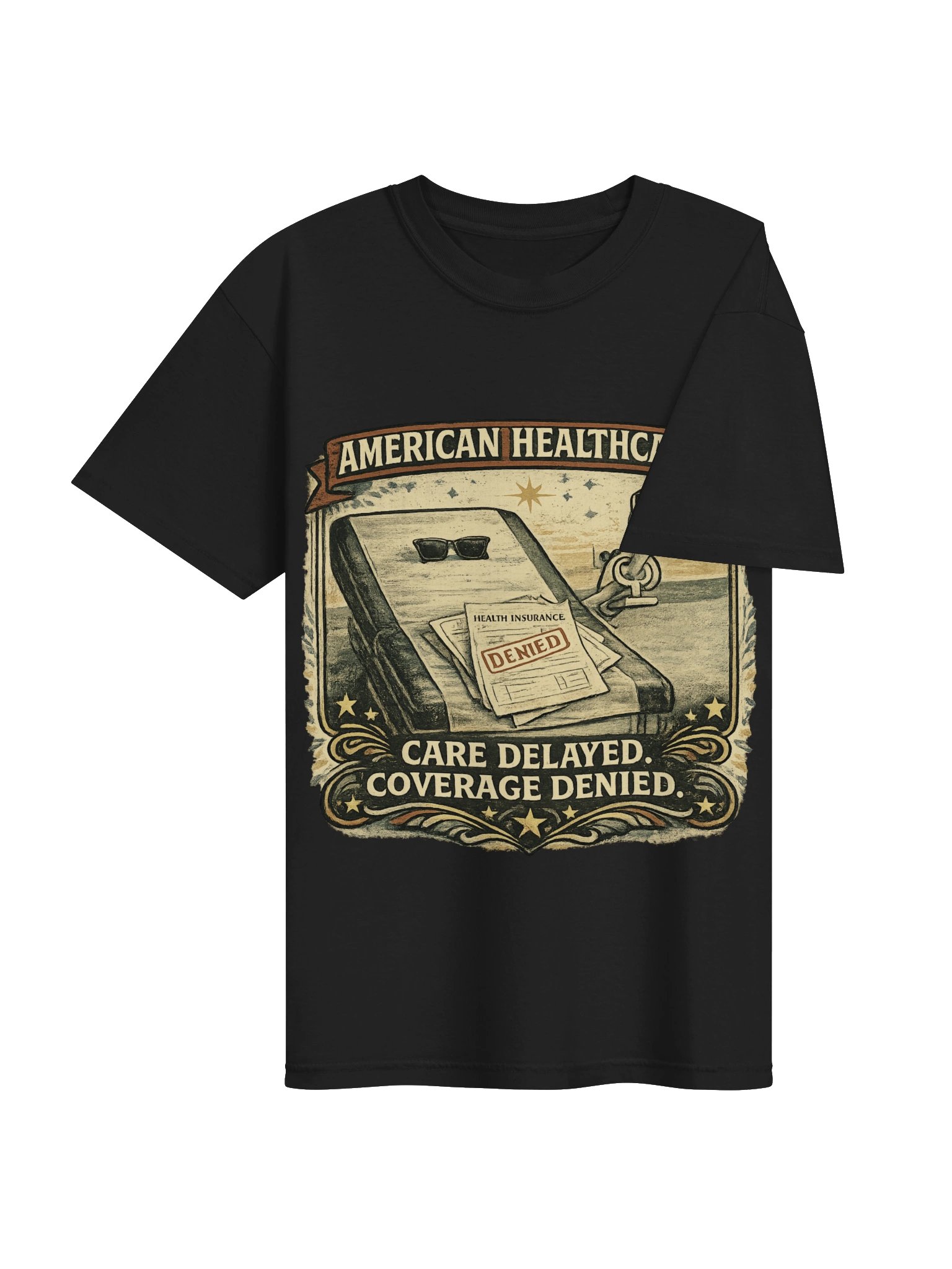 Care Delayed. Coverage Denied. (Black) product image (4)