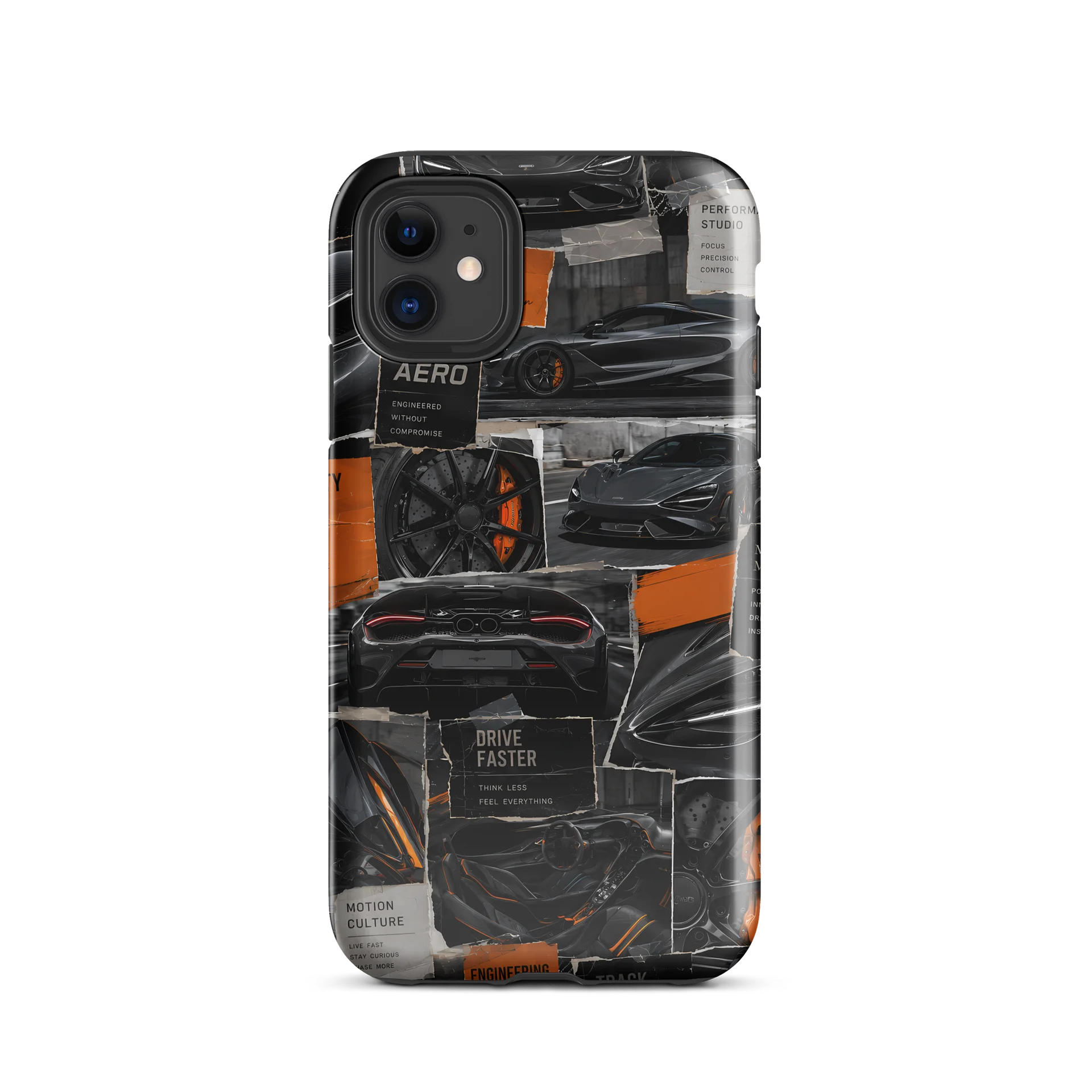 Carbon Society Stealth Orange Collage Premium Tough Case product image (55)