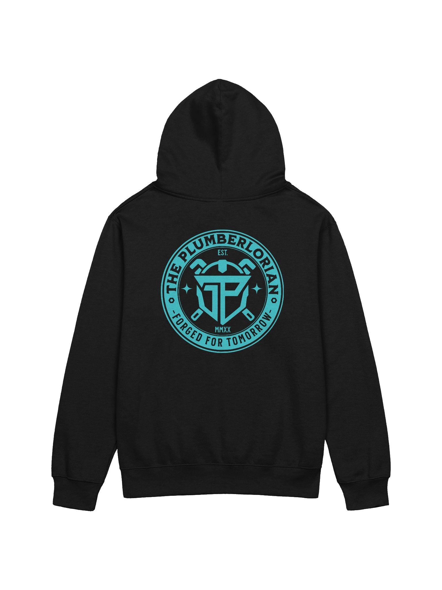 FORGED HOODIE (TEAL LOGO) product image (4)