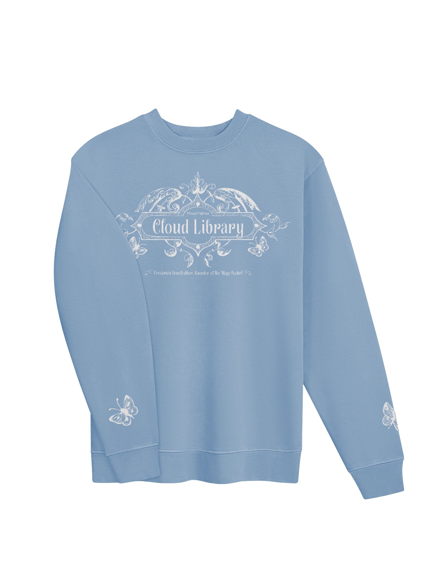 Antique Cloud Library Crewneck (with sleeve detail) product image (5)