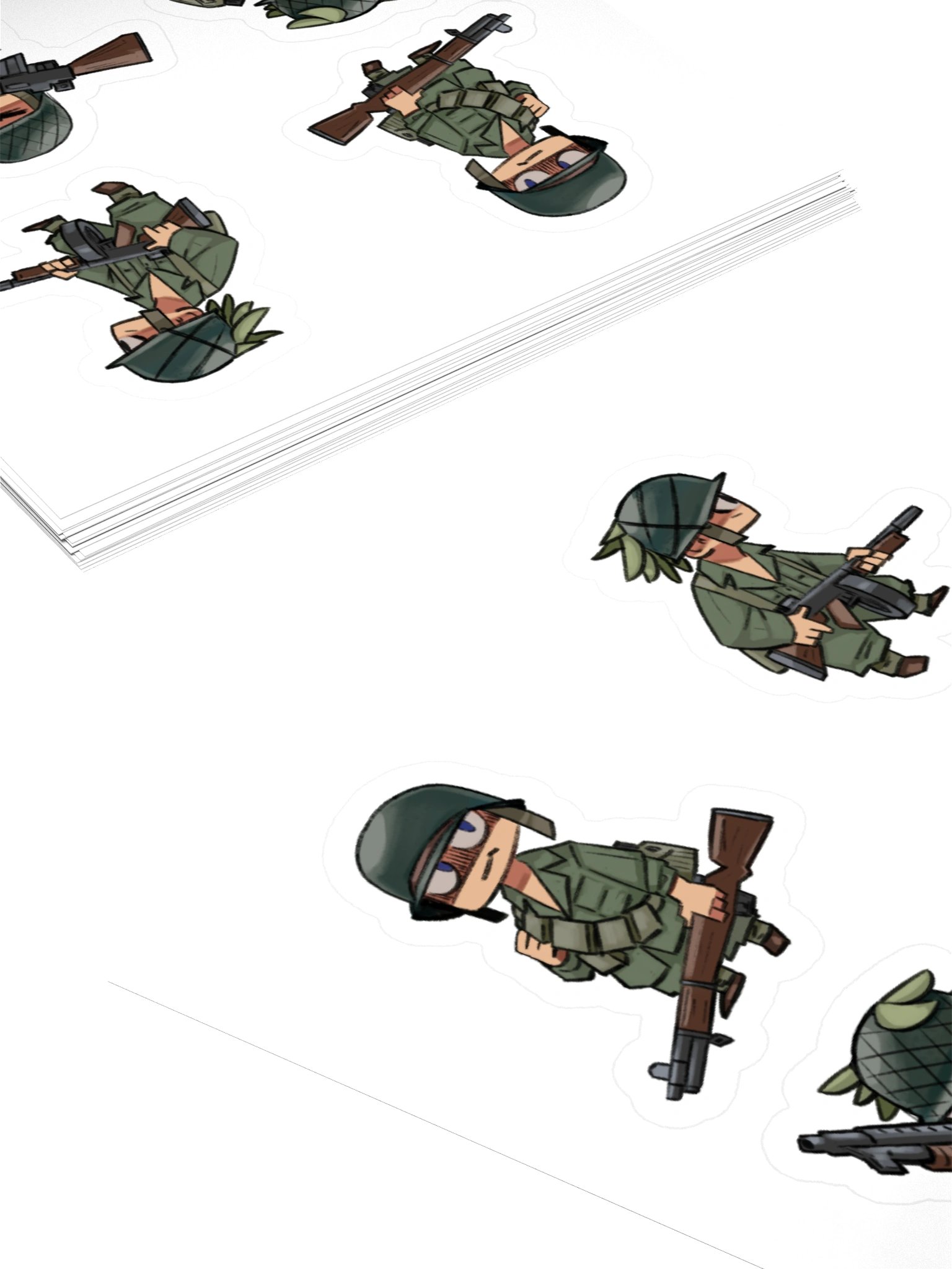 US Army Chibi Stickers product image (4)