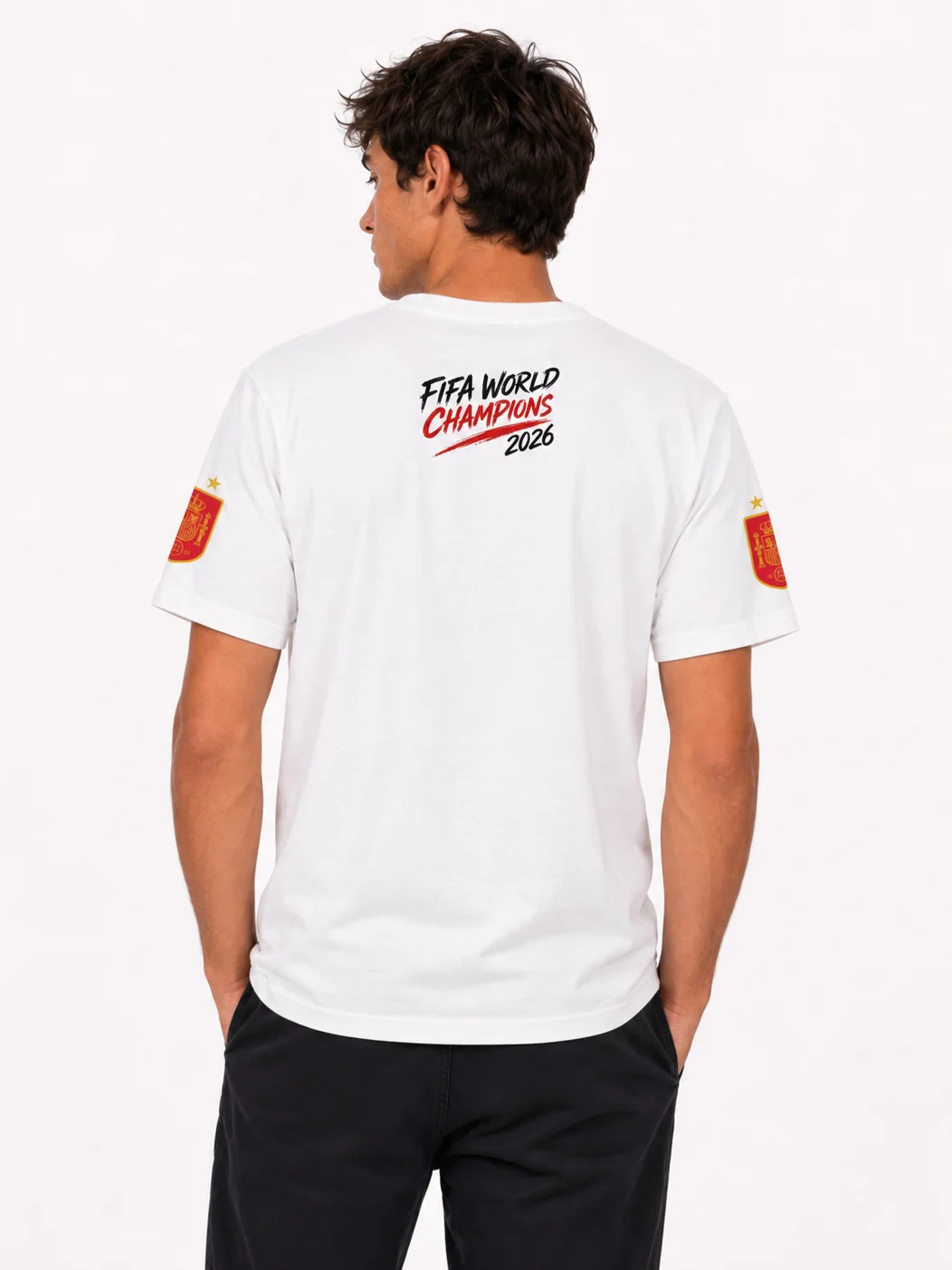 Spain FIFA World Champions Lego-Style Art Tee product image (2)