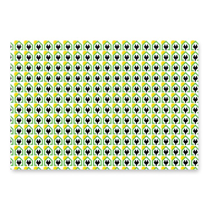 Plug It In Solar High-Quality Wrapping Paper Sheets (Set of 3) product image (2)