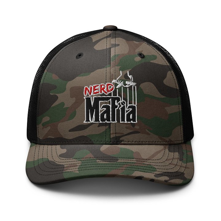 Nerd Mafia Cammo Trucker Hat product image (1)