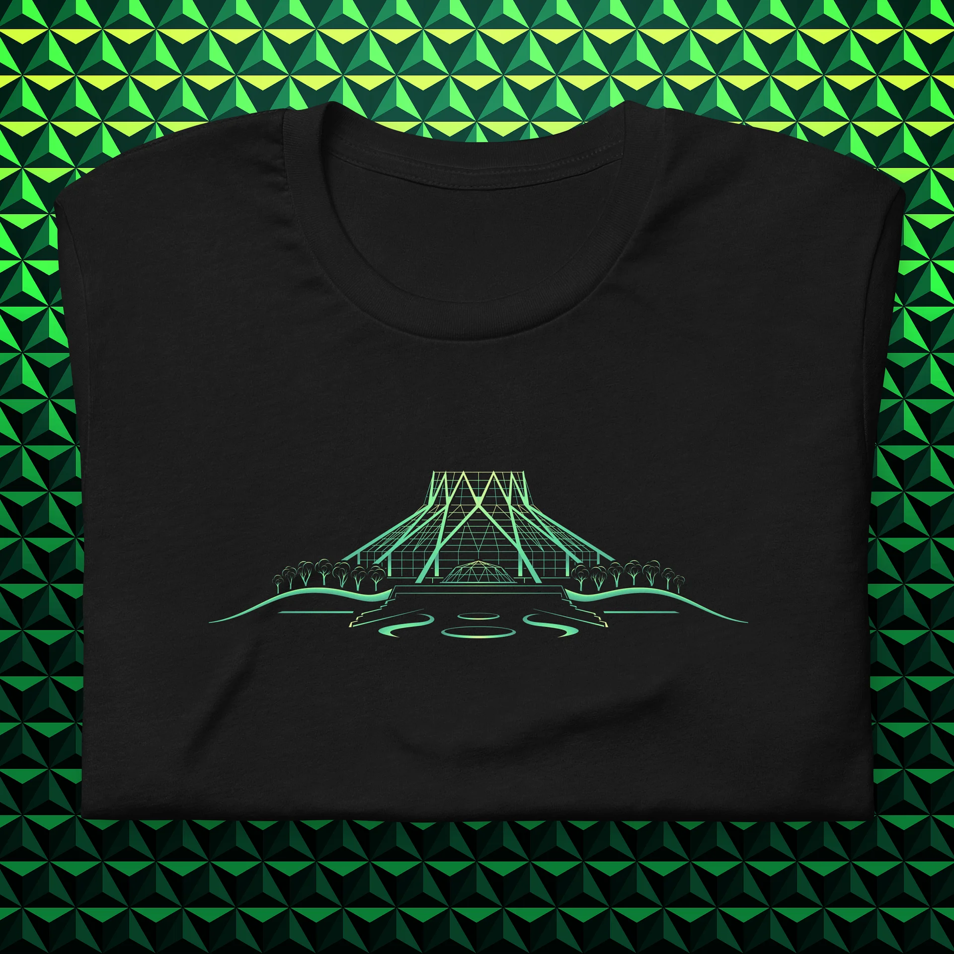 LAND Line Art Unisex T-Shirt product image (4)