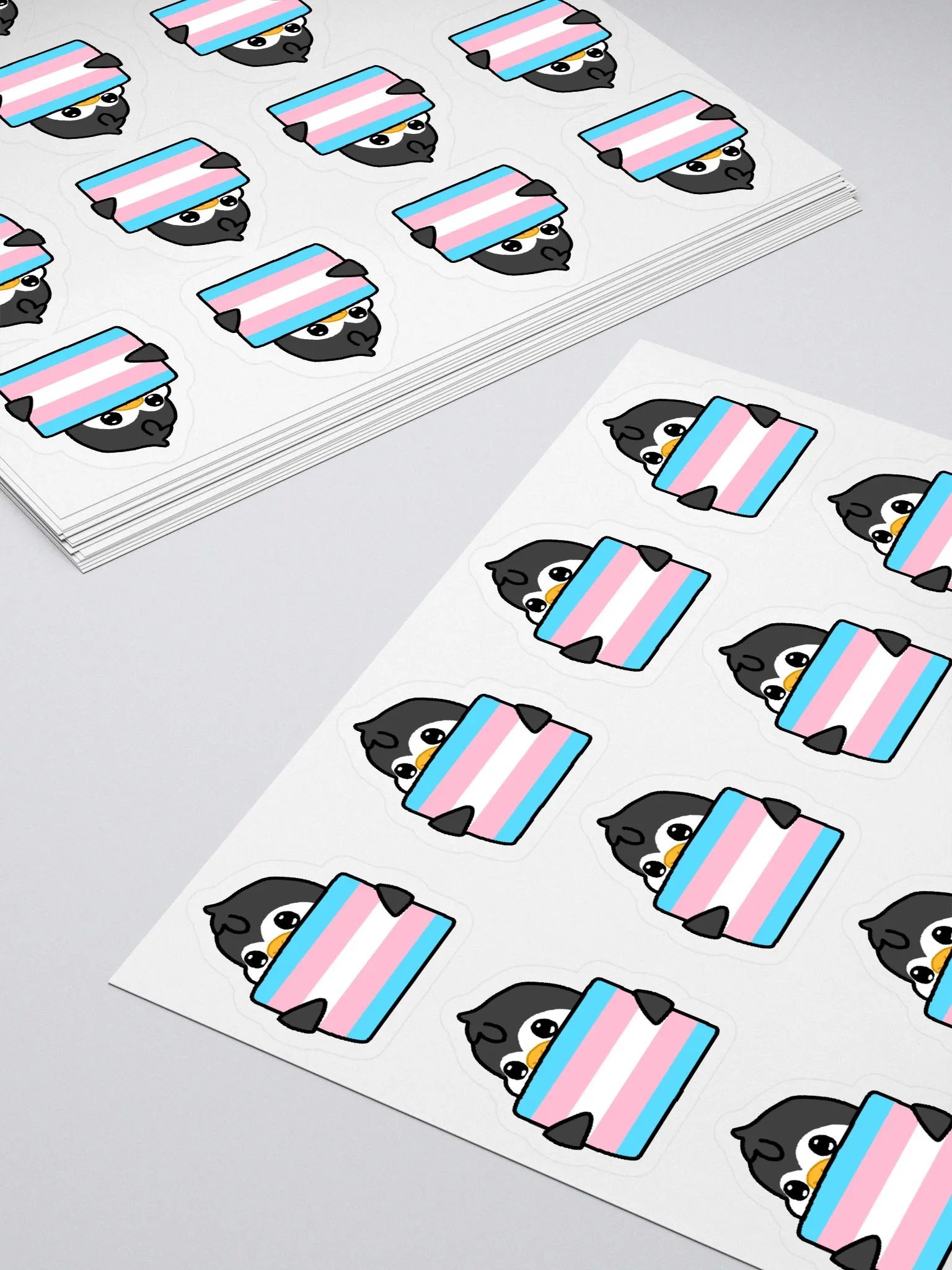 "Trans Pride" Lil' Guy - Mini Sticker Sheet product image (4)