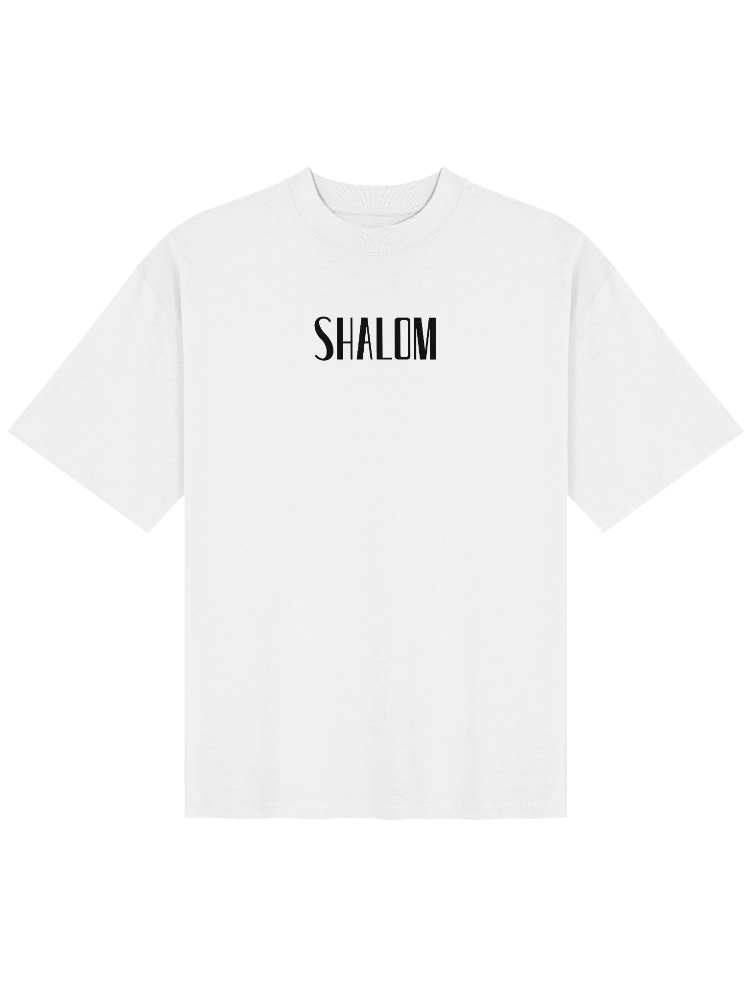 Shalom Oversized Organic T-Shirt – Premium Unisex Streetwear product image (9)
