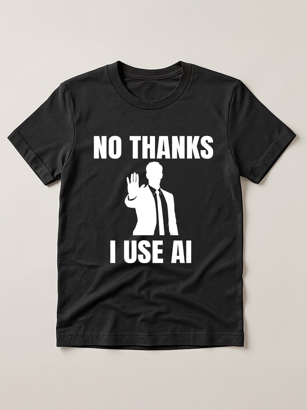 Funny Tech No Thanks I Use Ai T-Shirt product image (1)