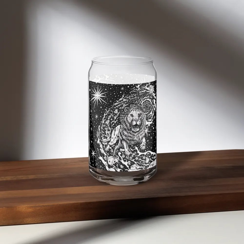 Leo Zodiac Can-Shaped Glass product image (7)