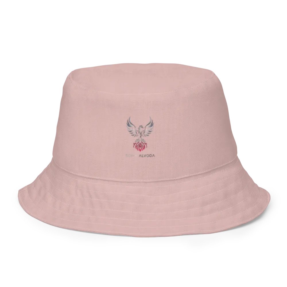 Pink & White Reversible Bucket Hat product image (4)