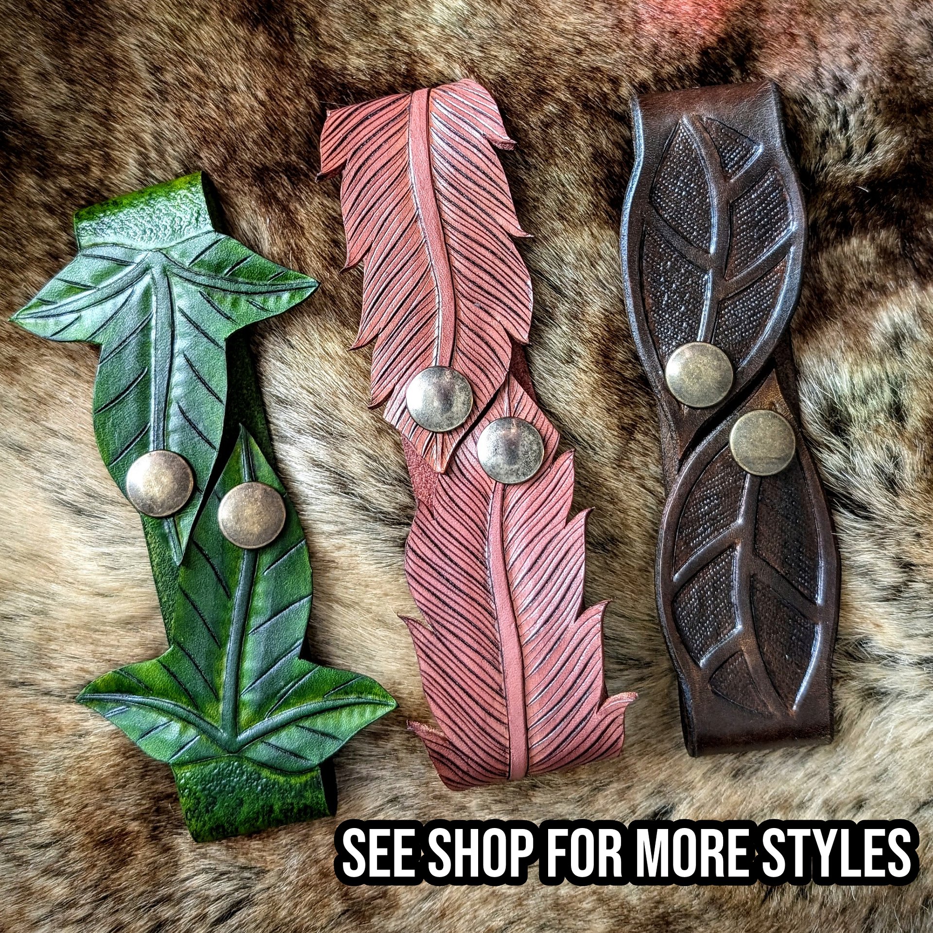 Leather Mallorn Leaf Belt Loop - PDF Pattern for Leathercraft product image (7)