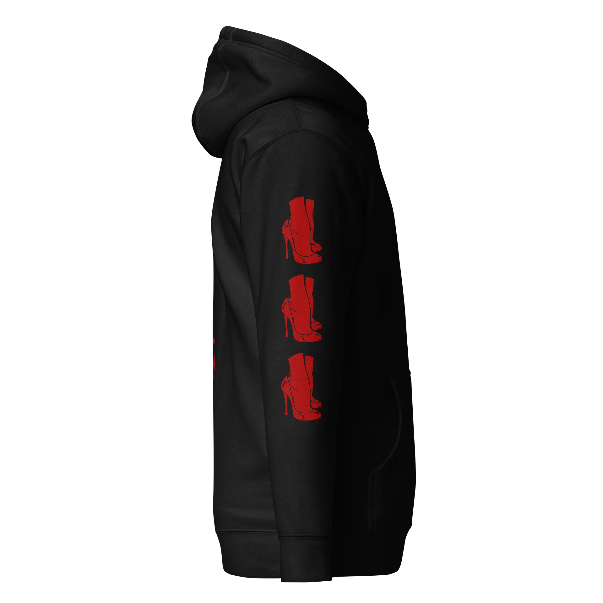 Violet hoodie - blood red product image (2)
