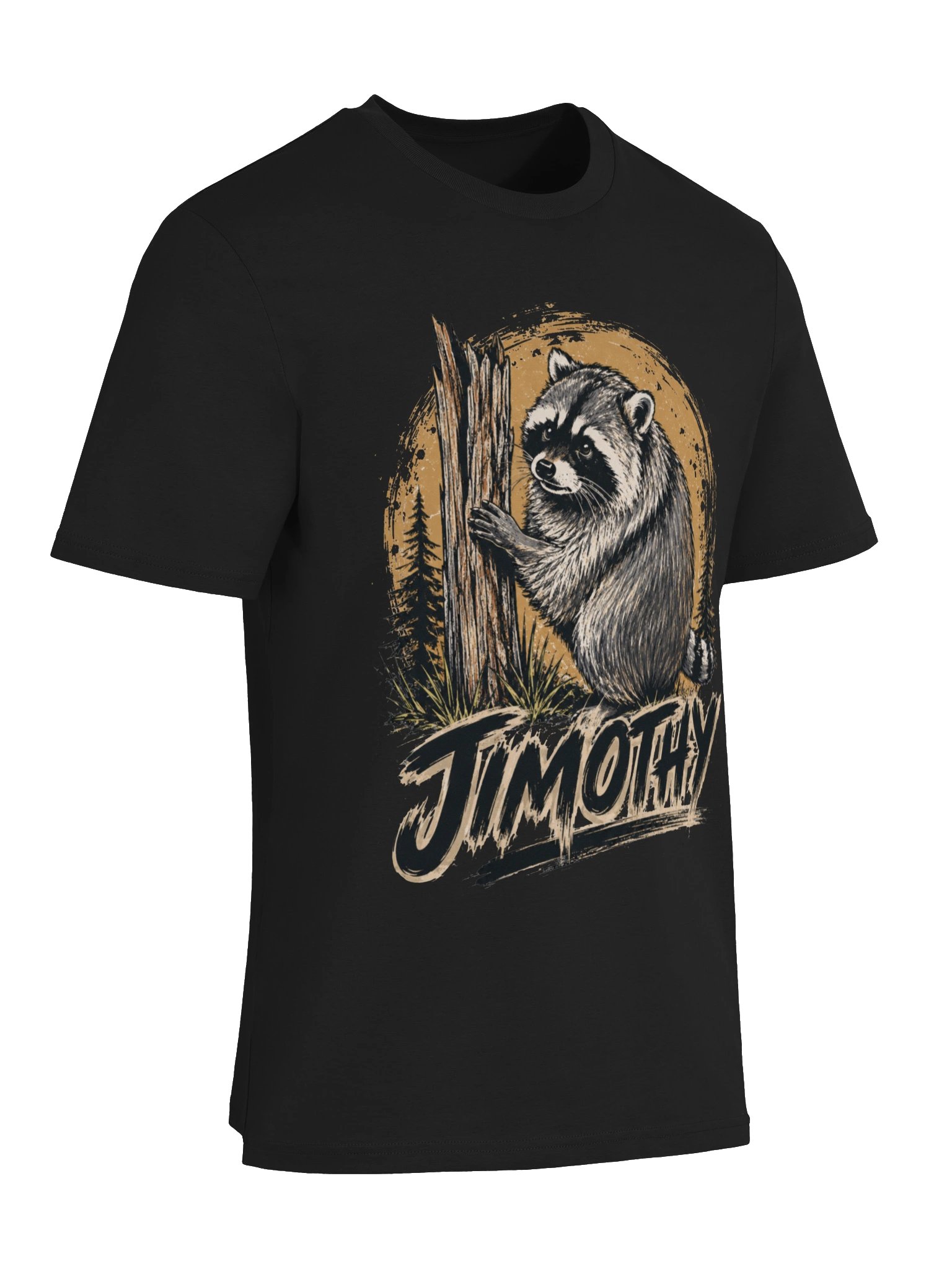 Jimothy Raccoon Vintage Girls T-Shirt product image (5)