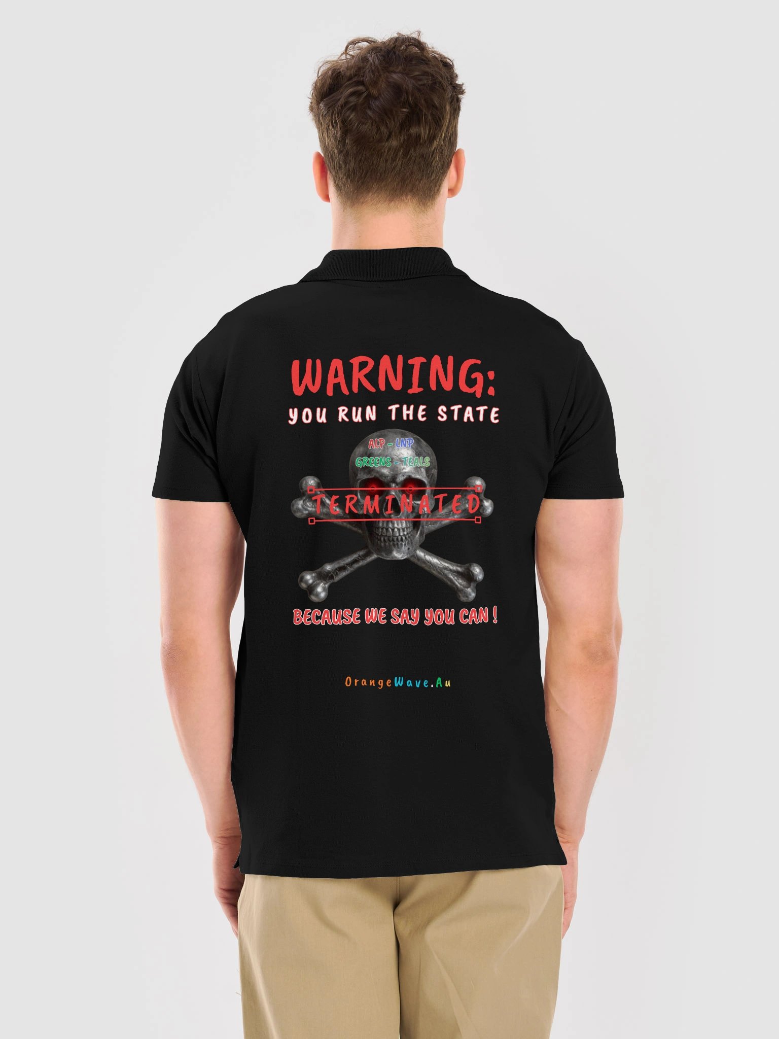 Warning: You Run the State Because We Say You Can Polo product image (12)