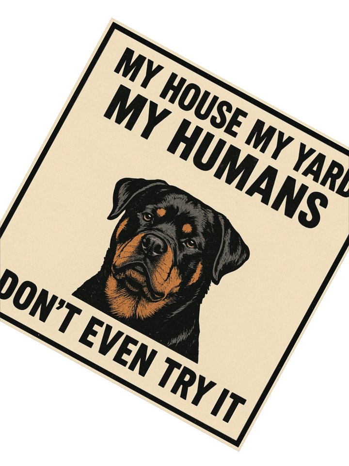 Guardian Rottweiler Sticker product image (6)