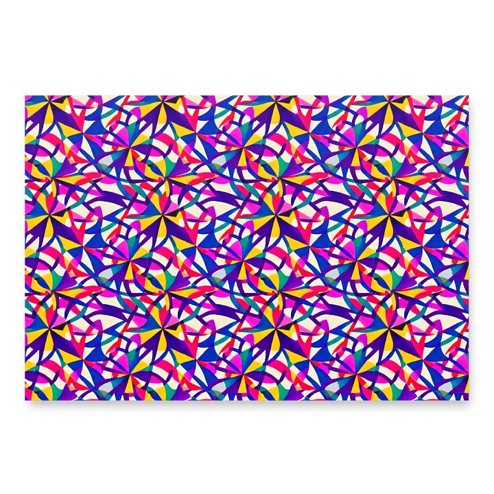 Ranbow Shapes Paper Sheet product image (1)
