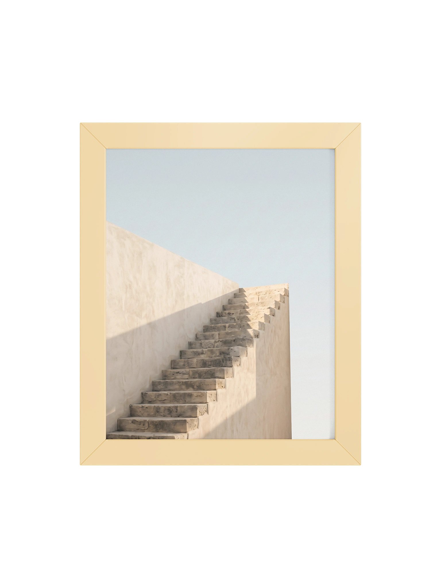 Stairway to Nowhere - Surrealist Mediterranean Staircase Wall Art product image (2)