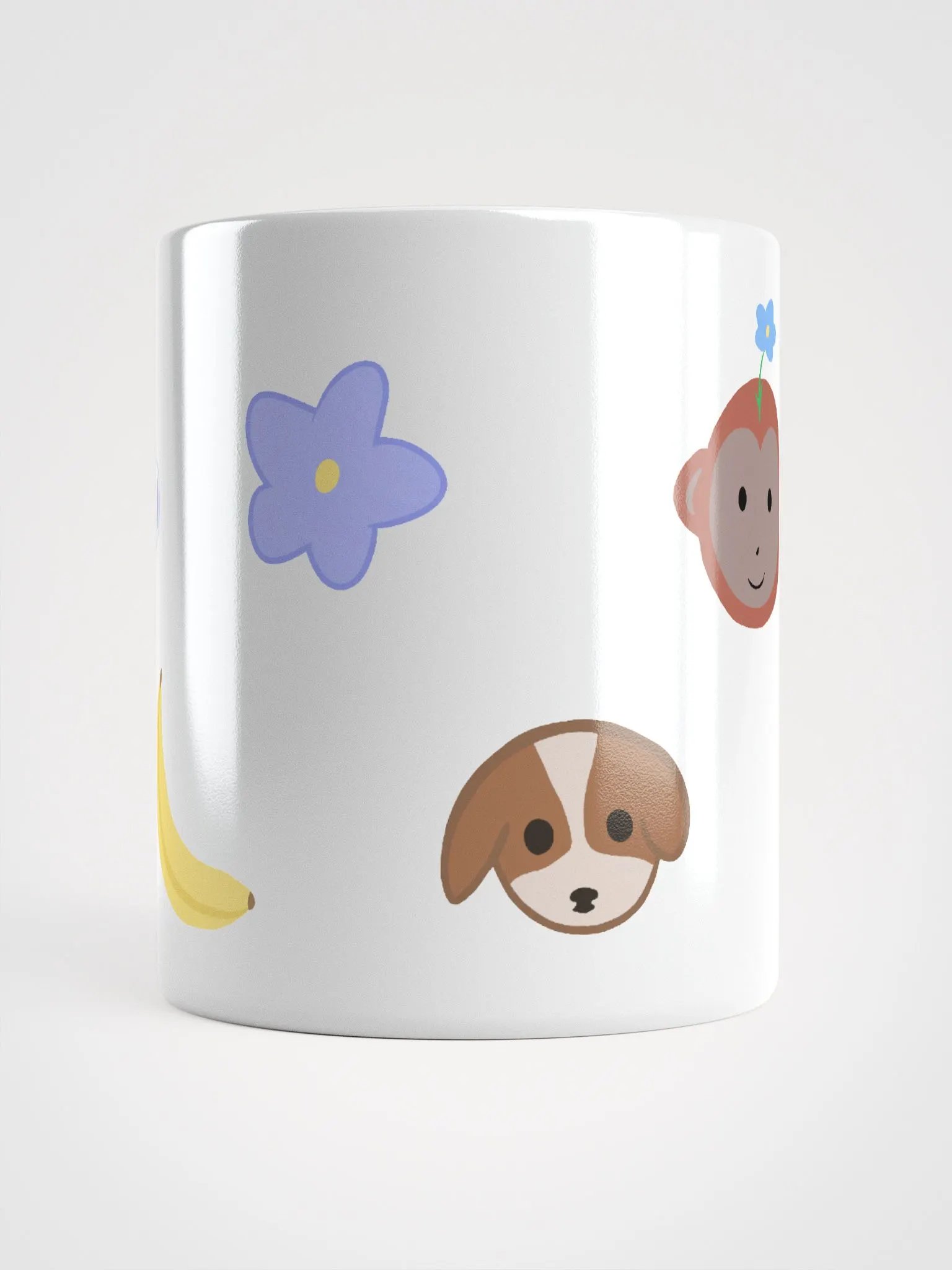 Silly white mug for beverages and such product image (5)