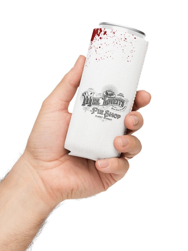 Mrs. Lovett’s Pie Shop Can Cooler – “Worst Pies in London” Coozie for Sweeney Todd Fans product image (1)