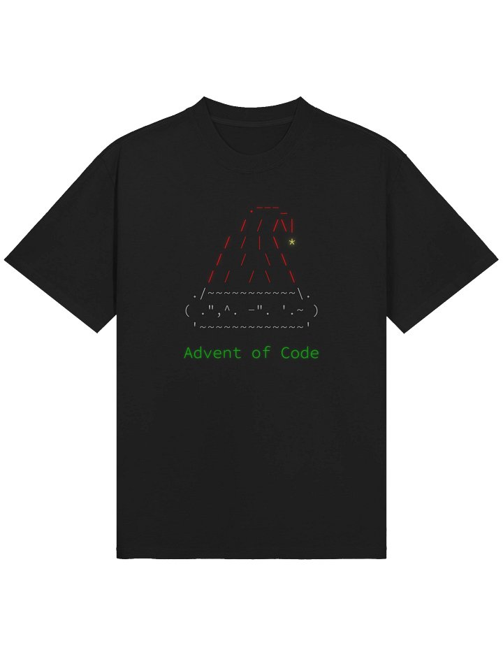 Advent of Code - Oversized T-Shirt product image (1)