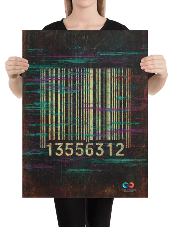 CINEMATIC ART POSTER – DYSTOPIAN GLITCH #013 product image (2)