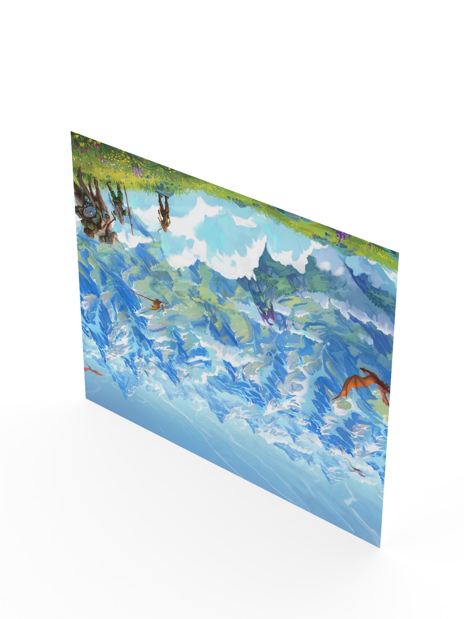 There Be Dragons Here Art Print product image (45)