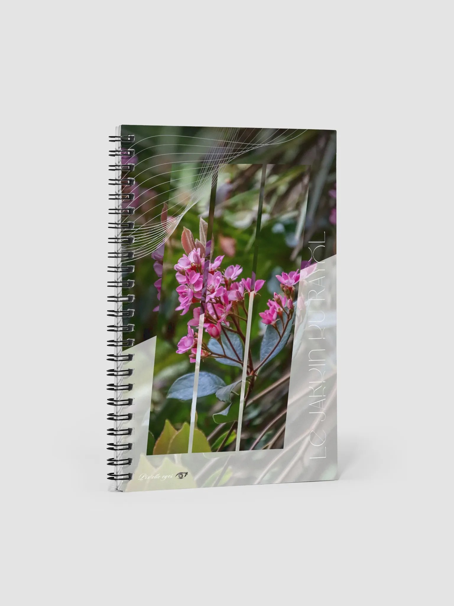 GeoGraphik Notebook – Asian Blossoms – Jardin du Rayol – A5 Format product image (1)