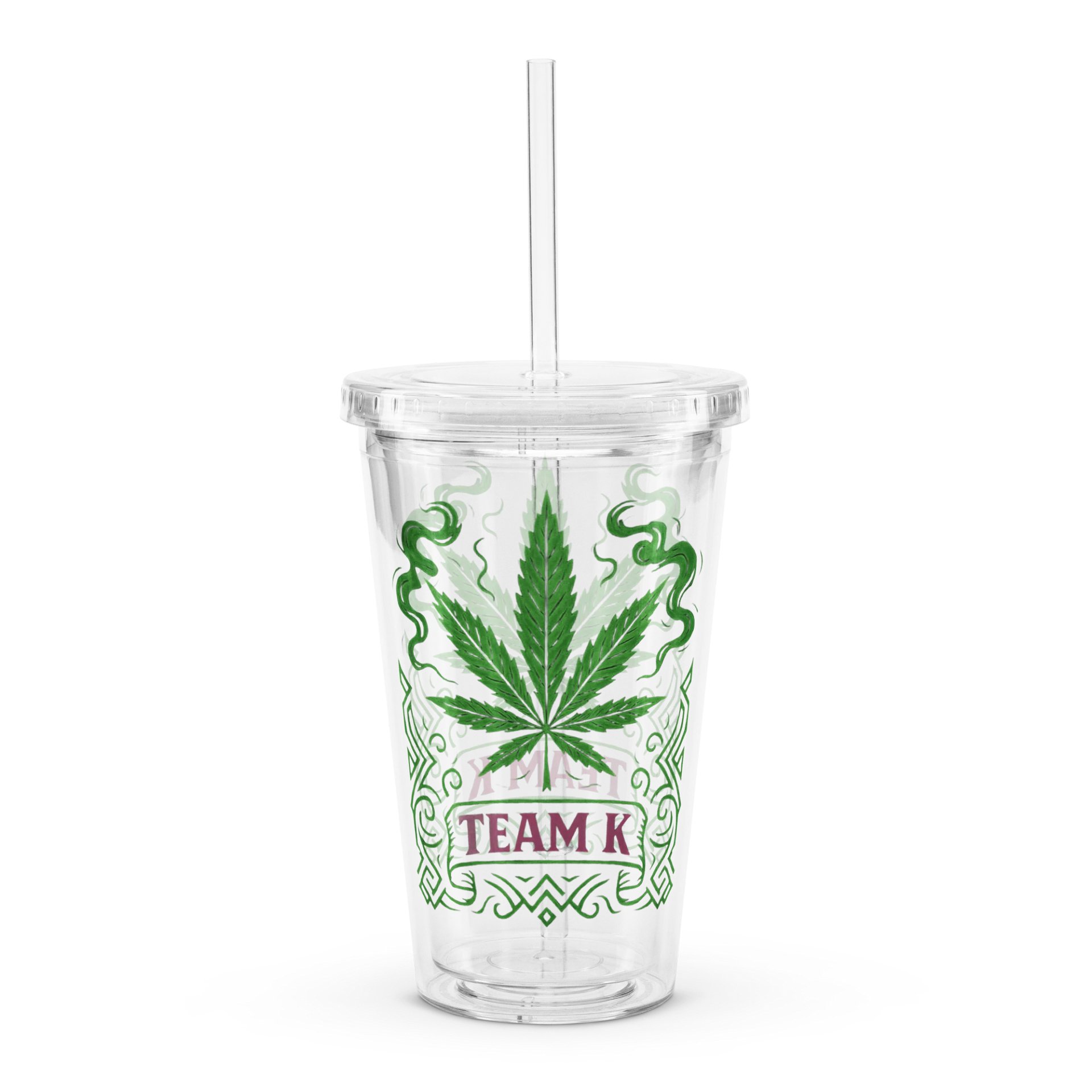 Team K V-7 Clear Plastic Tumbler product image (1)