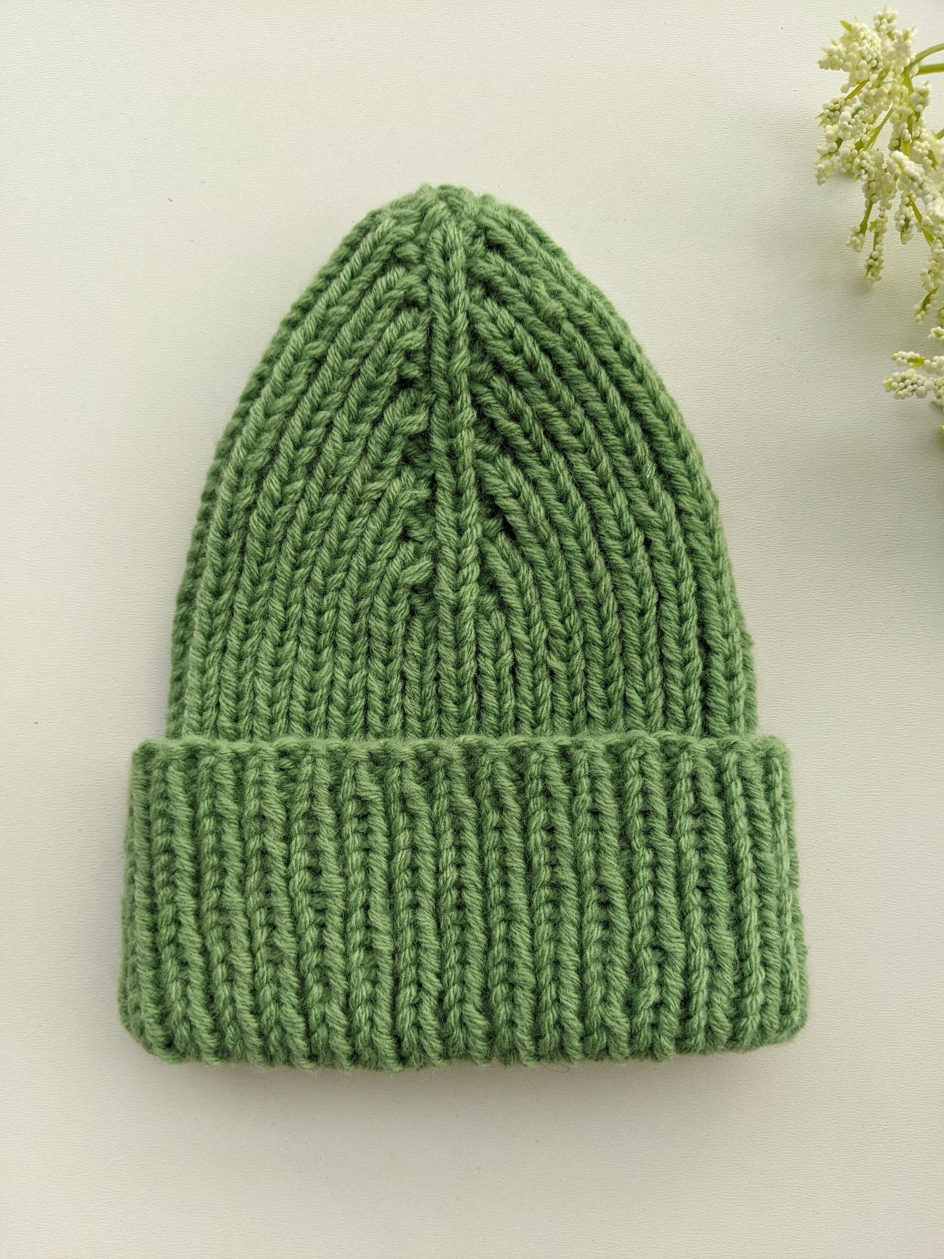Knit Mountain Infant Baby Hat Pattern product image (8)