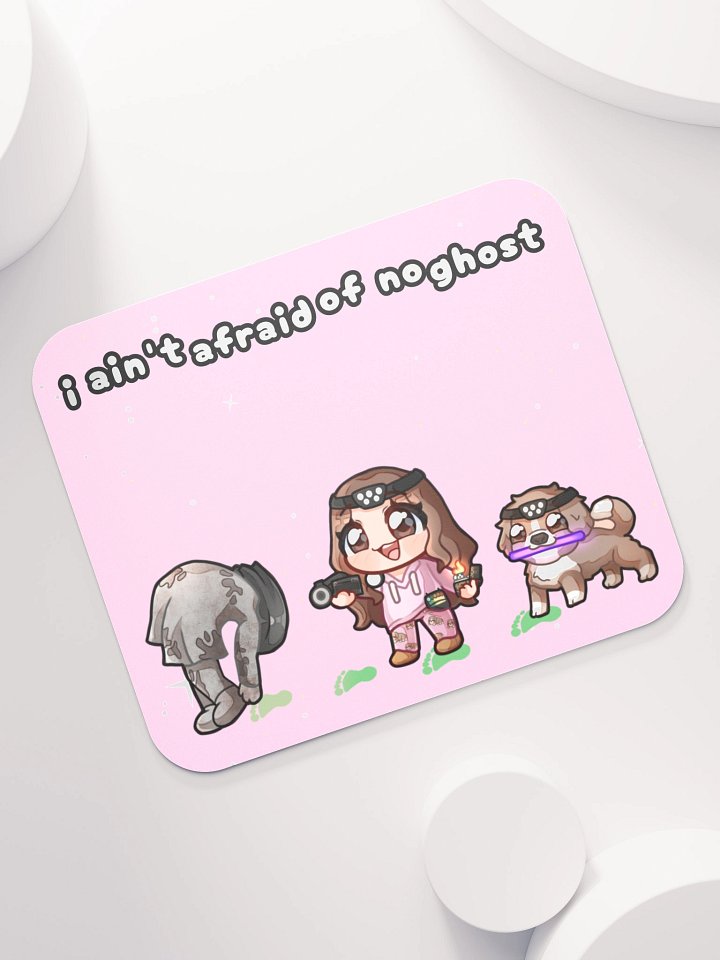 Pink Spooky Mouse Pad product image (1)